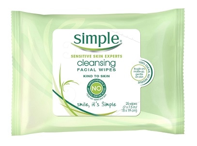 Simple Cleansing Facial Wipes