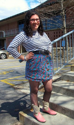 Fashion at Skidmore College as seen on college fashionista Becky