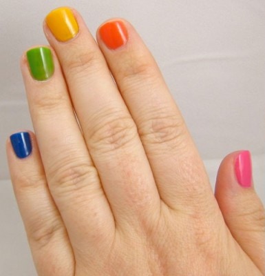 Skittles Manicure