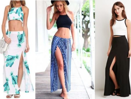 Circle Skirt With One Slit main image 1