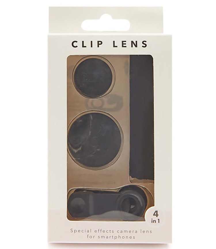 Smartphone clip lens set