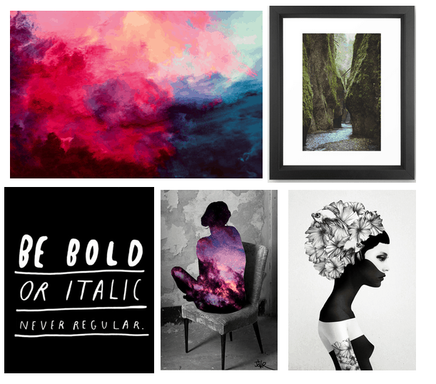art prints you can buy on Society6