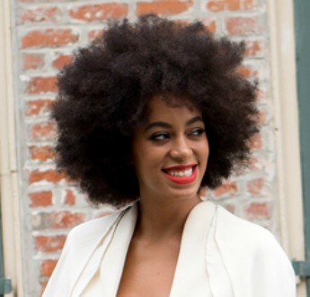 Solange Knowles Afro