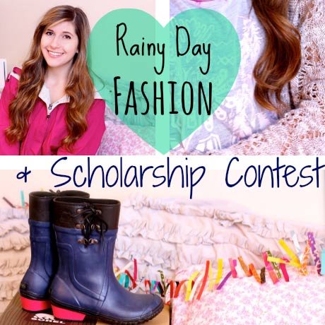 Rainy Day Fashion + SORELstyleME scholarship contest