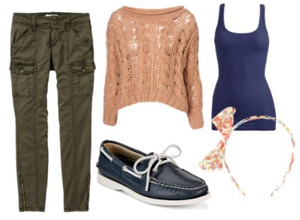 How to wear sperry topsiders outfit idea