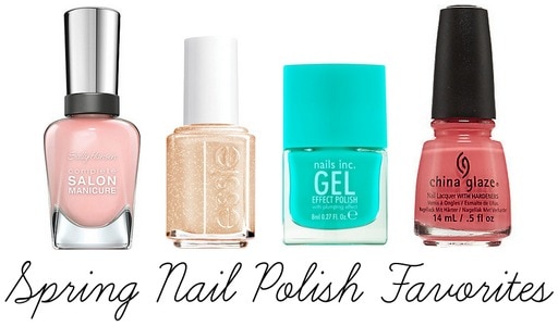 Spring 2014 nail polish faves