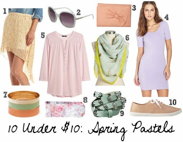 Spring pastels 10 under 10