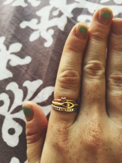 everyday stacked rings