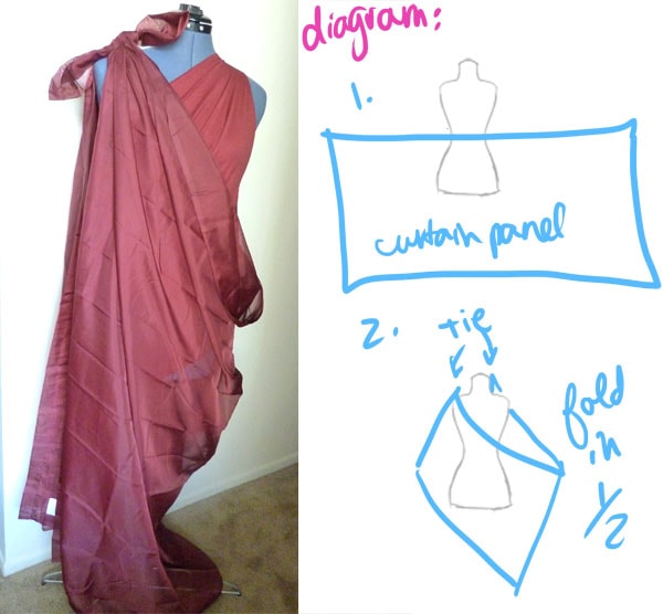 Step 2 DIY Goddess Costume