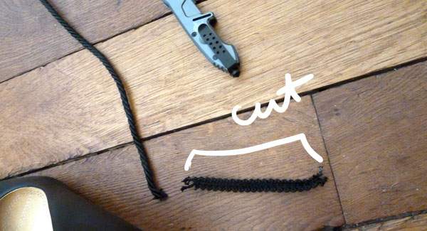 Step 2.3 diy ankle wrap pumps