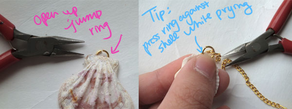 Step 4.1 DIY Seashell Necklace