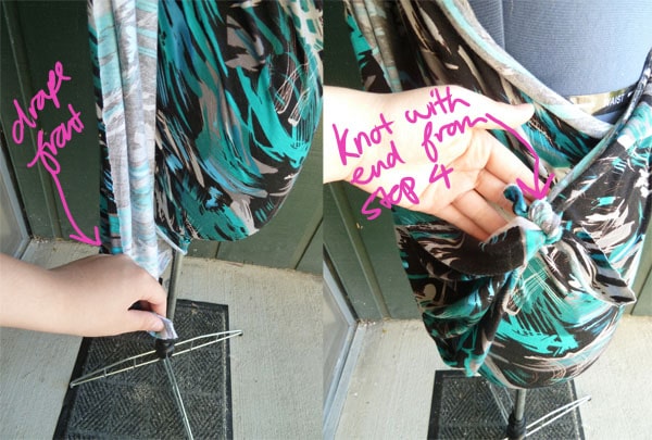 Step Five DIY Drape Dress