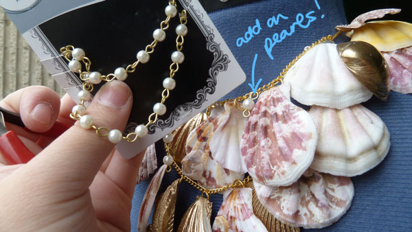 Step Five DIY Seashell Necklace