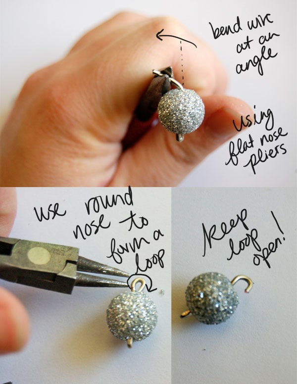 Step Four DIY Ball Drop Earrings