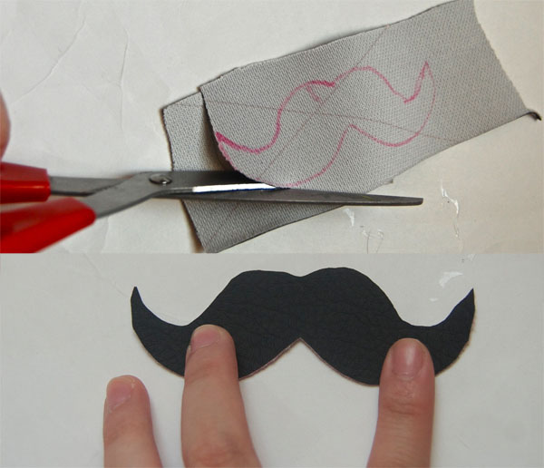 Step Four DIY Moustache Necklace