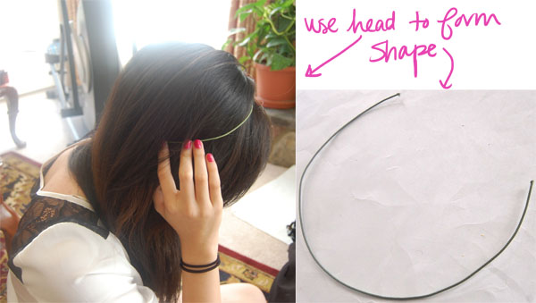 Step 1 DIY Floral Crown