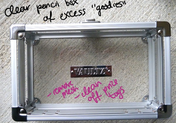 Step One DIY Transparent Bag