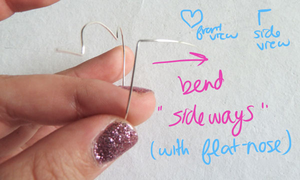 Step Seven DIY Heart Earrings