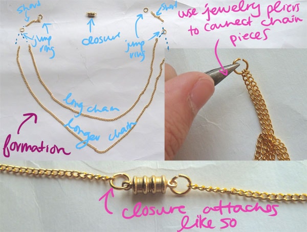 Step Three DIY Seashell Necklace