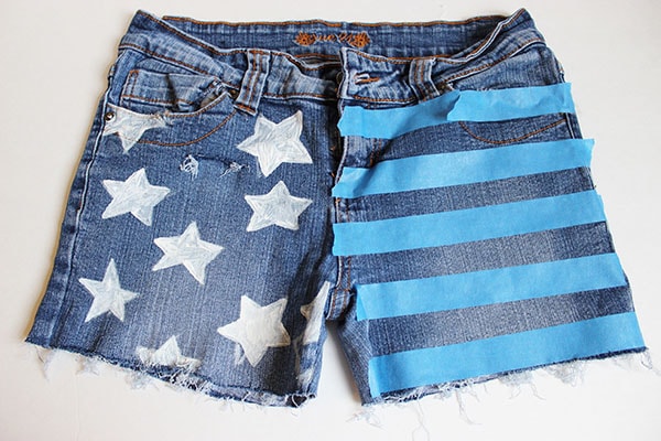 Step two part 2 flag shorts