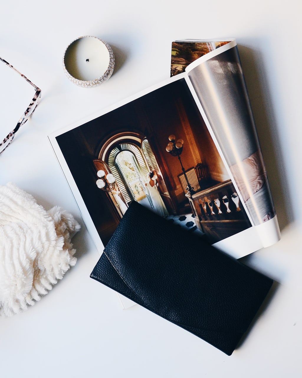 Magazine laid out