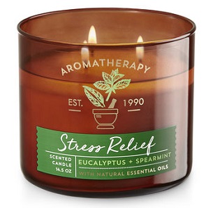 Stress Relief Eucalyptus and Spearmint 3-Wick Candle