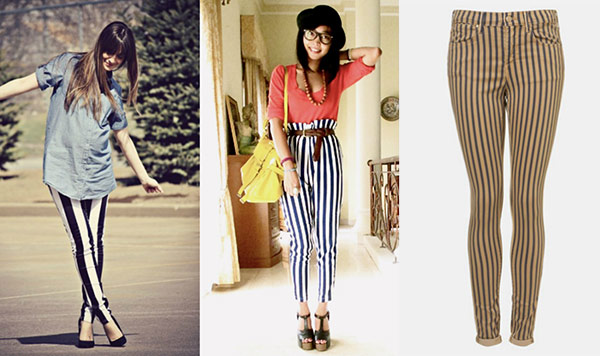 tie striped pants
