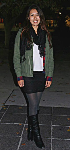 Student street fashion at the University of New Mexico