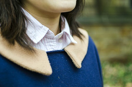 Student trend collar dresses