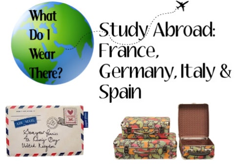 What to wear for study abroad in Germany, France, Italy, and Spain