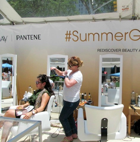 #SummerGlowSalon Pantene