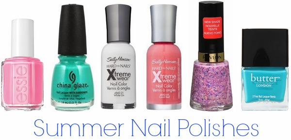Summer nail polishes