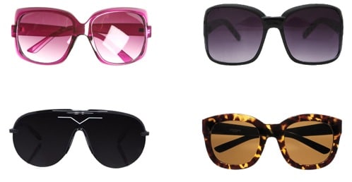 Sunglasses for an oval face shape