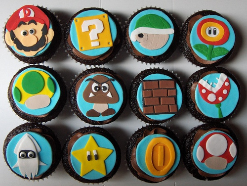 Super Mario cupcakes