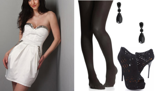 Outfits Under $100: Studded Sweetheart dress for a Semi-Formal