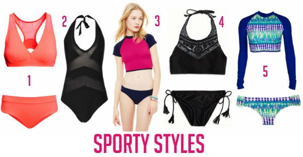 Sporty swimwear summer 2014