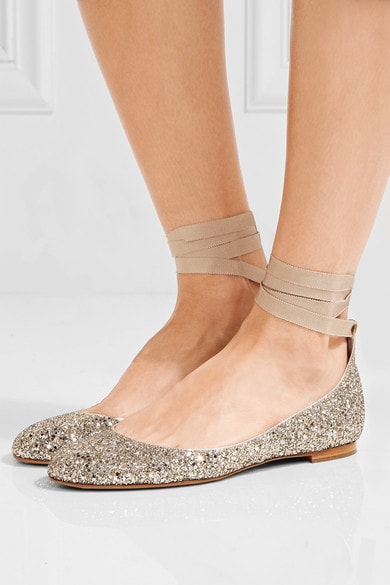 ballet tie up flats