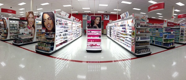 Target redesigned beauty aisle