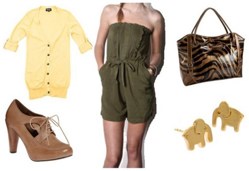 Teacher chic outfit inspired by Jane from Disney's Tarzan