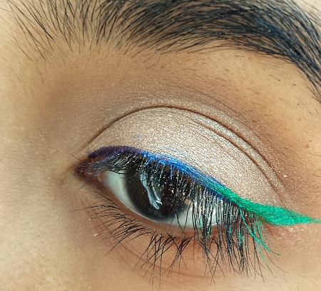 mermaid makeup look