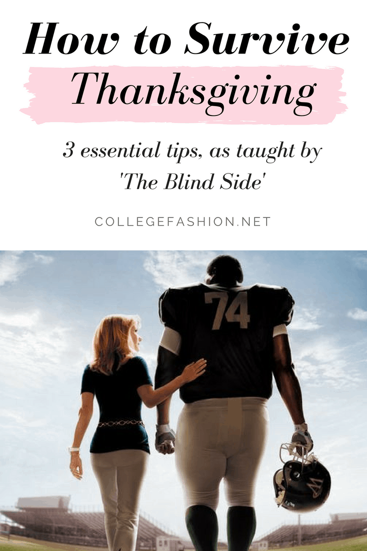 Thanksgiving family tips: 3 rules for going home for Thanksgiving as taught by the movie The Blind Side