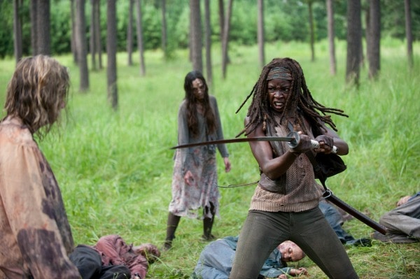 Michonne Walking Dead screenshot