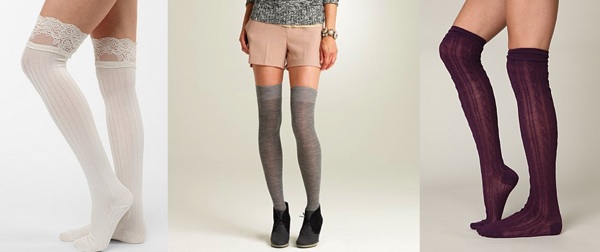 Thigh-highs collage