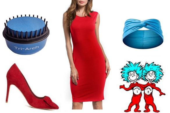 halloween costume ideas with red dress