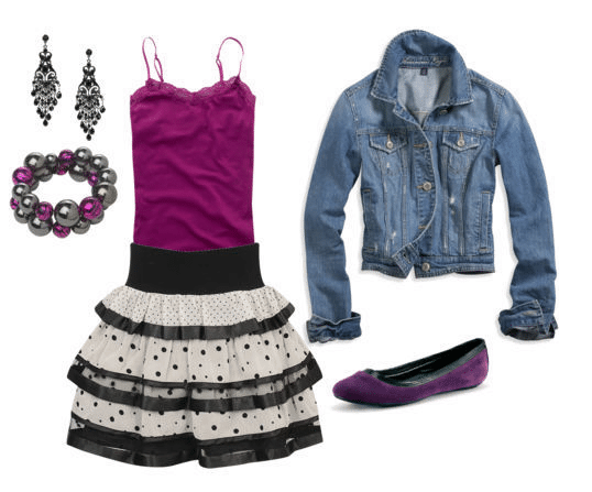How to wear tiered skirts