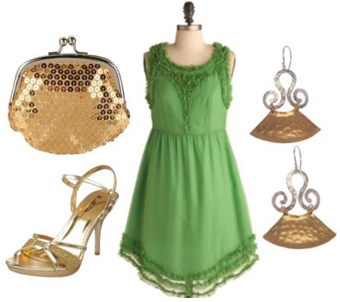 Dressy outfit inspired by Disney's Tinkerbell