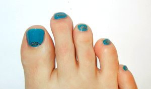 Pedicure nail art - Nail stickers