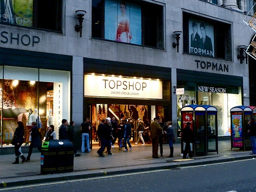 Topshop oxford circus