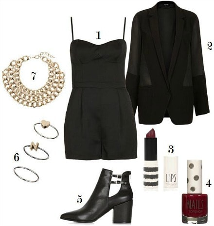 Topshop party look