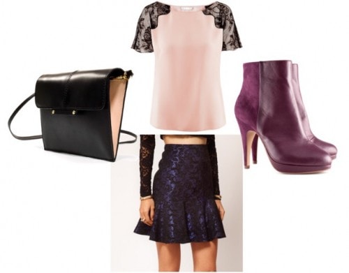 Trumpet skirt outfit